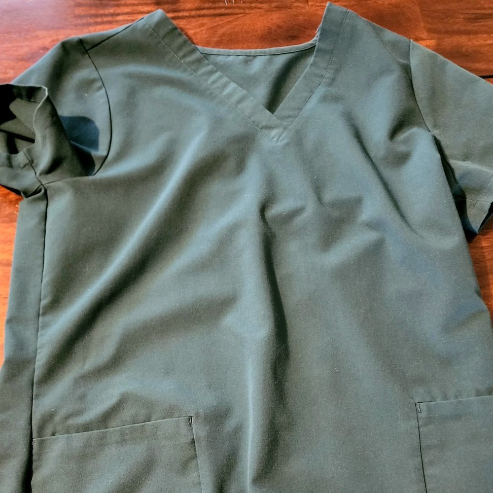 Caribbean Blue Mandala Scrubs Set